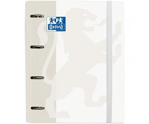 Oxford Classic EuropeanBinder Carpeblock Archivador con Recambio A4+ Blanco