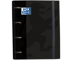 Oxford Classic EuropeanBinder Carpeblock Archivador con Recambio A4+ Negro