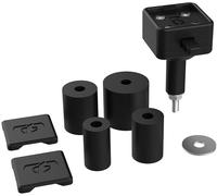 Oxford CLIQR Sistema de montaje del cabezal, negro, Talla única