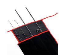 Oxford cloth & flannelette fishing rod case, reliable protection for your pole, convenient to use(E)