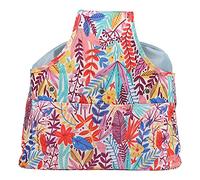 Oxford Cloth Storage Bag Portable Durable Carrying Tote for Knitting Crochet Wool Yarn Craft Storage Household Use Material 600D Oxford Cloth Size 46x41x10 5cm (orange leaves)