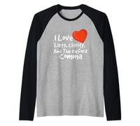 Oxford Comma Grammar G ramática Divertido Profesor de Inglés Camiseta Manga Raglan