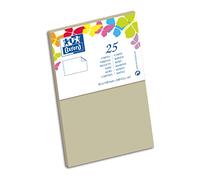 Oxford Correspondencia Lote 10 paquetes de 25 tarjetas de tamaño de la empresa 8.2 x 12.8 cm gris claro