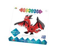Oxford & Creagami - Kit Papel para esculturas de origami 3D - Dragon Mediano