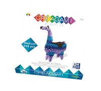 Oxford & Creagami - Kit Papel para esculturas de origami 3D - Llama Mediano