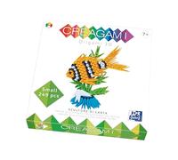 Oxford & Creagami - Kit Papel para esculturas de origami 3D - Pez pequeño