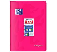 Oxford Cuaderno A4 cuadrícula 4x4 tapa PP Easybook 48hj colores vivos surtido