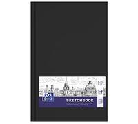 Oxford Cuaderno de bocetos, 1 pieza, A5, 96 hojas, 100 g, tapa dura, color negro