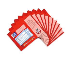 Oxford - Cuaderno de cálculo (A4, horizontal, diseño ZL, 1ª clase, 16 hojas, 2 taladros, lote de 10 unidades)