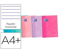Oxford Cuaderno Espiral Ebook 5 Tapa Extra Dura A4+ 120F Rayado Colores Surtidos Táctil