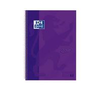Oxford Cuaderno Espiral Folio Touch (80H) (Cuadricula 5mm) Tapa Extradura - Lila