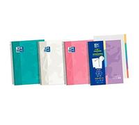Oxford Cuaderno European Book 5 Microperforado 2 en 1 Pastel A5 10 Piezas