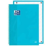 Oxford cuaderno european book school azul pastel a4 5 piezas