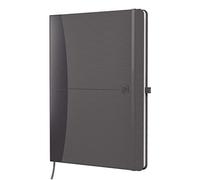 Oxford Cuaderno Signature, DIN A5, a rayas, 80 hojas, compatible con SCRIBZEE, gris