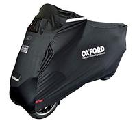 Oxford Protex Stretch-Fit Outdoor MP3 Cubierta de la motocicleta, negro para Hombres