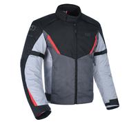 Oxford Delta 1.0 Corto Impermeable Textil Chaqueta Moto Motocicleta Negro Gris