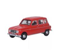 Oxford Diecast 76RN002 Renault 4 Rojo