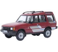 Oxford Diecast Land Rover Discovery 1 Foxfire - Coche modelo a escala 1:76 con soporte de exhibición para niños