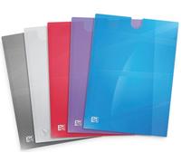 Oxford EasyGo - Fundas para documentos A4 (5 unidades, 5 colores)