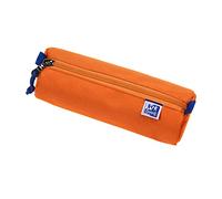 Oxford Estuche de poliéster Duradero Redondo Grande Naranja, Naranja, 22x7x9cm, Estuche para