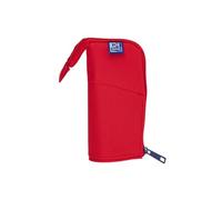 Oxford Estuche para lápices con Cremallera, Color Rojo, Rojo, 20,5 x 10,5 x 2,7 cm, Estuche para