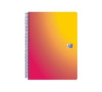 Oxford Europeanbook 5 Gradient Cuaderno A4+, cuadriculado 5X5, 120 hojas, color Sunset Glow