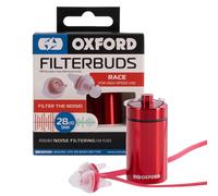 Oxford FilterBuds - Tapones para los oídos reutilizables con filtrado de ruido para motocicleta Race 28 SNR