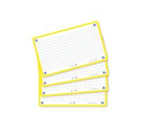 Oxford Flash 2.0-80 enchufes Bristol Flash Cards 7,5 x 12,5 cm pequeños azulejos marco amarillo