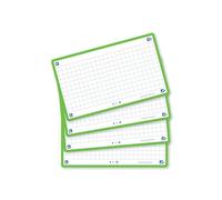 Oxford Flash 2.0-80 enchufes Bristol Flash Cards 7,5 x 12,5 cm pequeños azulejos marco verde