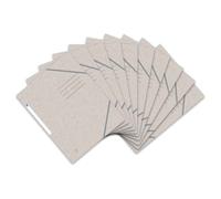 Oxford FolderSys - Carpeta con gomas (A4, 10 unidades), color beige