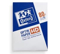 Oxford,Folios A4 80gr,Papel Blanco Multiuso,Impresora Láser o Inkjet,1 Paquete,500 Hojas, 400176040