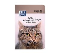 Oxford Funny Pets Agenda escolar diaria de 2017-2018, 1 día por página, con 352 páginas, 12 x 18 cm, imagen ratón (idioma español no garantizado)