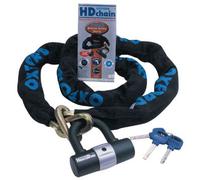Oxford HD - Candado de cadena de 2 m para motocicleta, con bloqueo de cadena de motocicleta