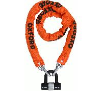 Oxford HD Loop Bloqueo de cadena, naranja, Talla 150 cm