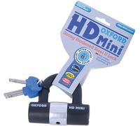 Candado de disco oxford hd mini-Ø14mm negro para moto repuestos ciclomotor
