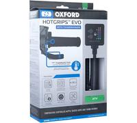 OXFORD Hotgrips EVO ATV con Calentador de Pulgar. Ajustes de Calor controlados por termistor. Puños calefactados para Motocicleta. EL423