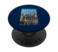 Oxford Iconic Buildings Vintage Retro Travel Poster Gráfico PopSockets PopGrip Adhesivo