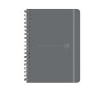 Oxford Identity - Cuaderno B5, Dots, Tapa Extradura, 96 Hojas, Gris