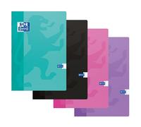 Oxford libreta A4 cuadriculada 60 hojas colores surtido (5 unidades)