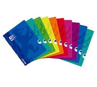 Oxford Cuaderno escolar Openflex Grapado cubierta flexible 48F A4 90g Cuadrícula Colores surtidos