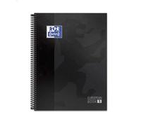 OXFORD| Libreta Cuadriculado de Oxford, Cuadernos A4, con Hojas Cuadrícula 5x5, Tapa Extradura, Papel de 90g de Gramaje, 80 Hojas Microperforadas, Libretas con Puntos de Corte en Folio, Colores