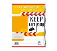 Oxford - Libreta escolar para zurdos (70 g/m2, A4, 80 hojas, con líneas)