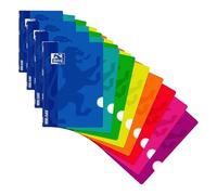 Oxford Libreta grapada A4 48 h Openflex 40 raya (Paquete de 4)