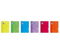 Oxford Libretas grapadas A4 48 hojas tapa blanda cuadrícula 5x5 con margen Pack 10 colores surtidos