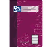 Oxford libro de la escuela 100050363 música, A4, 8 hojas, 90 g/m² Papel Óptica, 15-pack surtidos