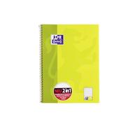 Oxford Linien-55 Duo 100050362 - Bloc de notas (tamaño A4+, 80 hojas, m², 4 orificios)