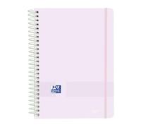 Oxford Live & Go Agenda Anual 2027, Semana Vista, A5, Tapa Plástico | Espiral, Español, Color Malva Pastel
