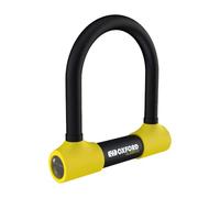 Oxford LK220 - Candado D de alta seguridad para motocicleta con alarma de 120 dB, color amarillo
