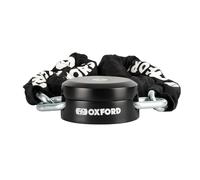 Oxford LK410 Stinger Candado para bicicleta, anclaje de suelo o pared y seguridad de ciclo de cadena, negro, 10 mm x 1,2 m, juego de 10 piezas