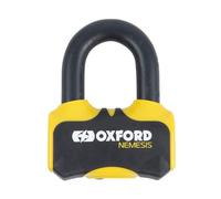 OXFORD LK471 Abrazadera de bloqueo de rueda para moto amarillo negro